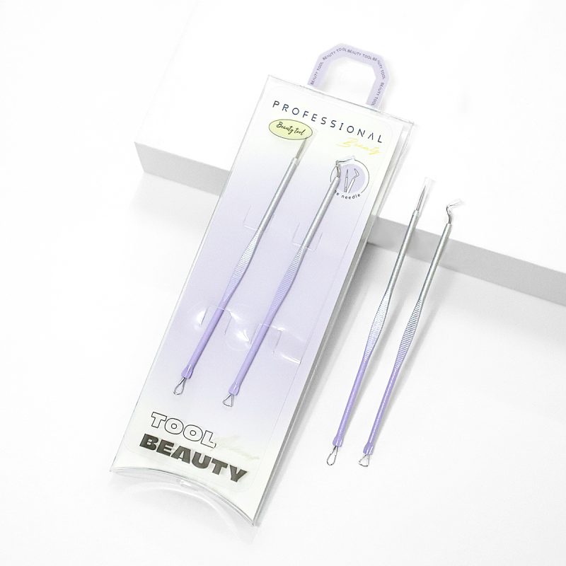 2 in 1 Gradient Finish Acne-Blackhead-Pimple-Comedone Extraction Tool Kit-BMS-167 - Image 5
