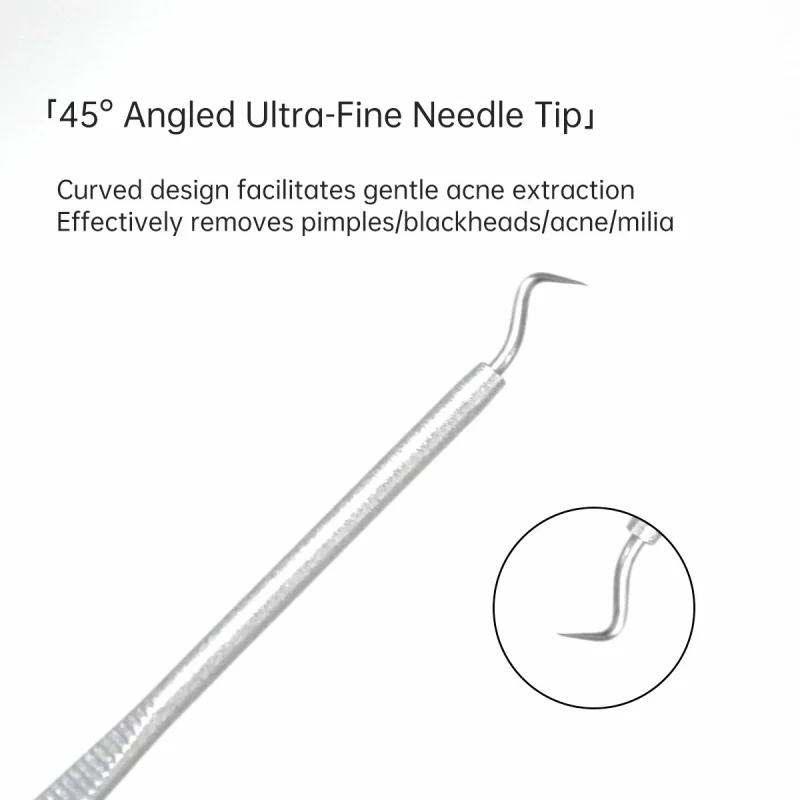 2 in 1 Gradient Finish Acne-Blackhead-Pimple-Comedone Extraction Tool Kit-BMS-167 - Image 4