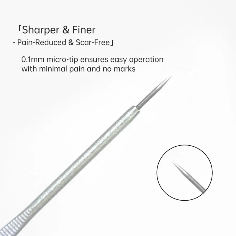 2 in 1 Gradient Finish Acne-Blackhead-Pimple-Comedone Extraction Tool Kit-BMS-167 - Image 3