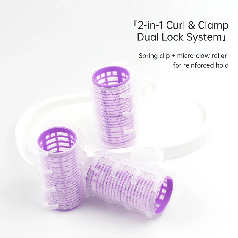 3 in 1 Self-grip Hair Volumizing Roller with Clip Bundle-BMS-170 - Image 4