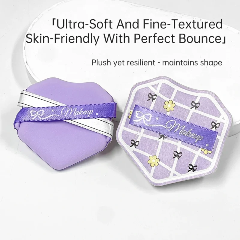 2 + 1 Base Makeup Puff Kit with A Case- BMS-317 - Image 4