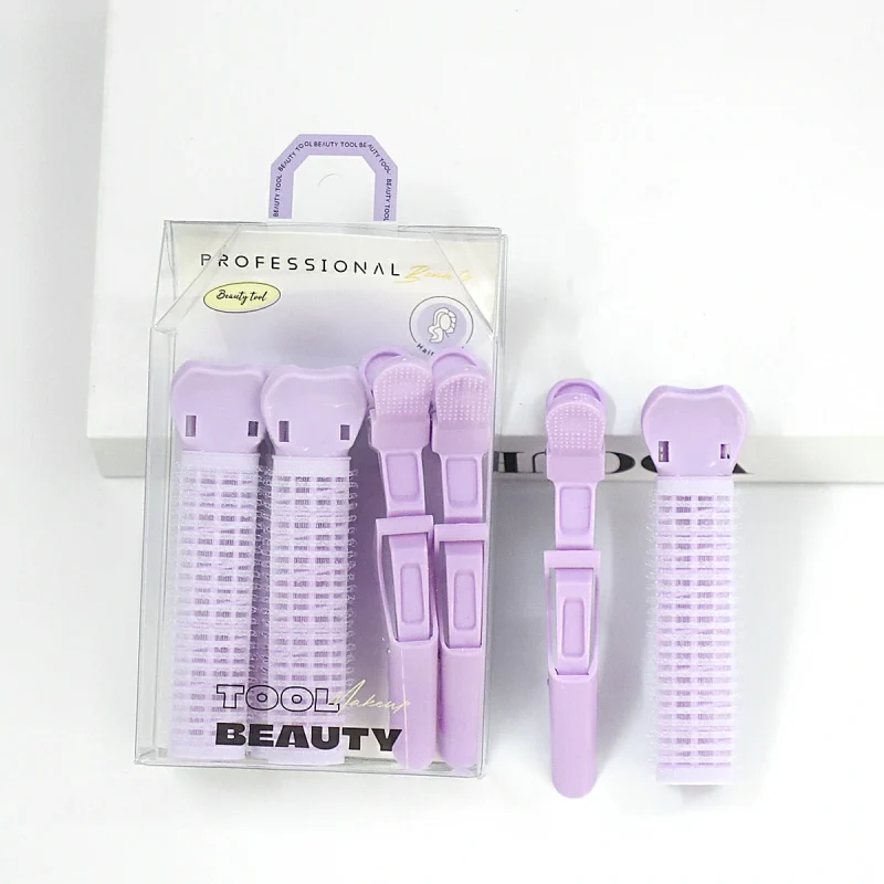 4 in 1 Self-grip Hair Volumizing Roller & Sectioning Clip Kit-BMS-169