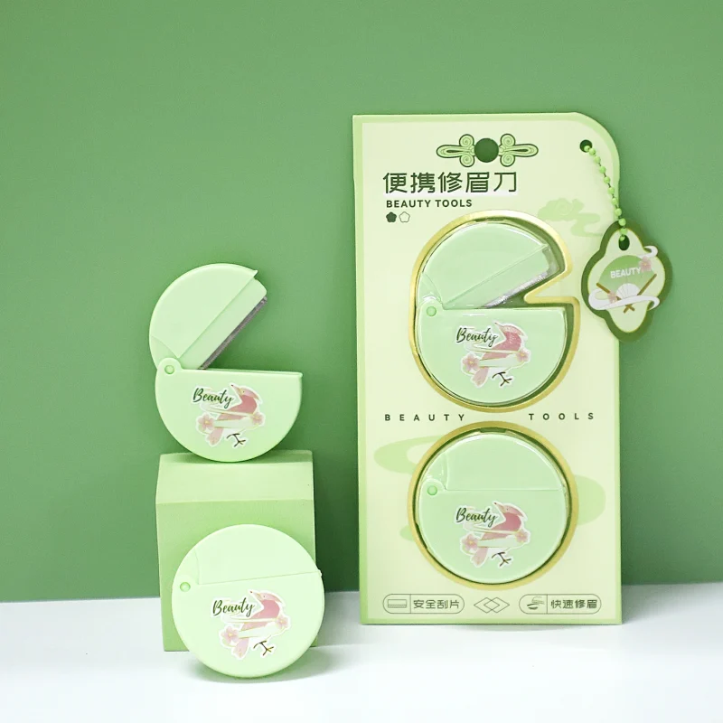 2 in 1 Portable Circular Folding Brow Razor Bundle- BMS-150 - Image 5
