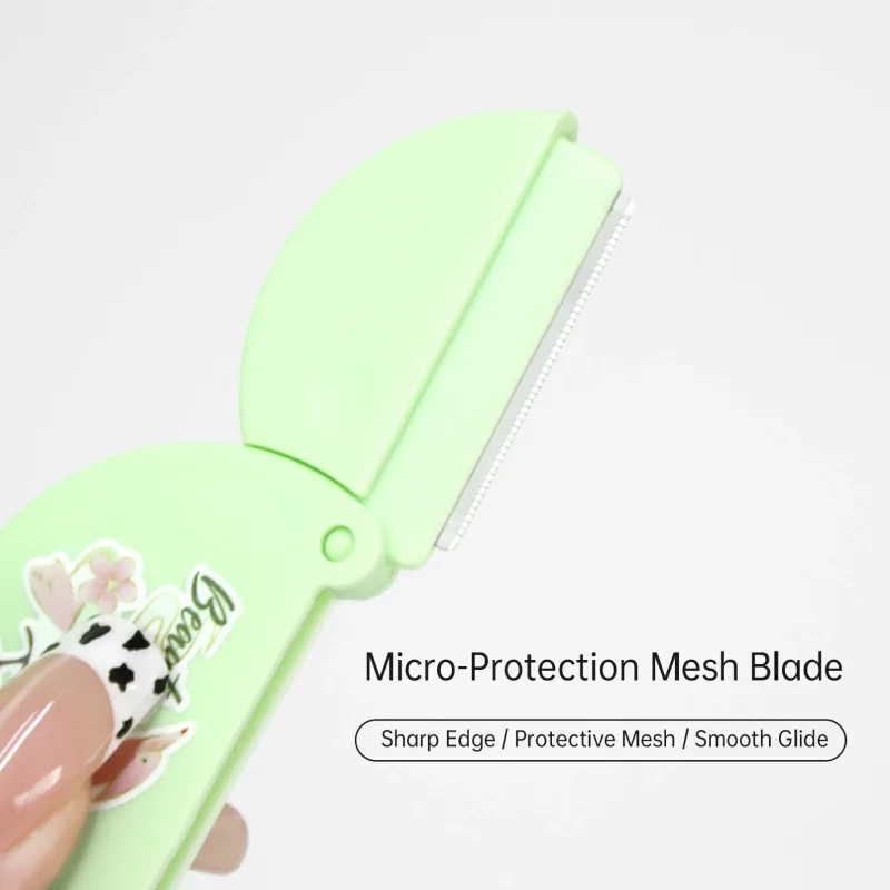 2 in 1 Portable Circular Folding Brow Razor Bundle- BMS-150 - Image 3
