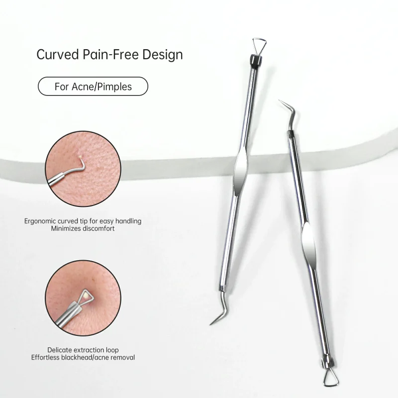 3 in 1 Acne-Blackhead-Pimple-Comedone Extraction Tool Kit-BMS-152 - Image 5