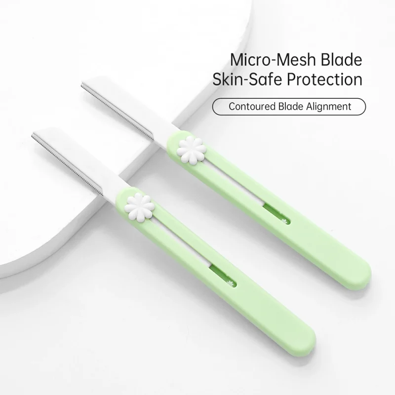 2 in 1 Safety Retractable Brow Razor Bundle- BMS-159 - Image 4