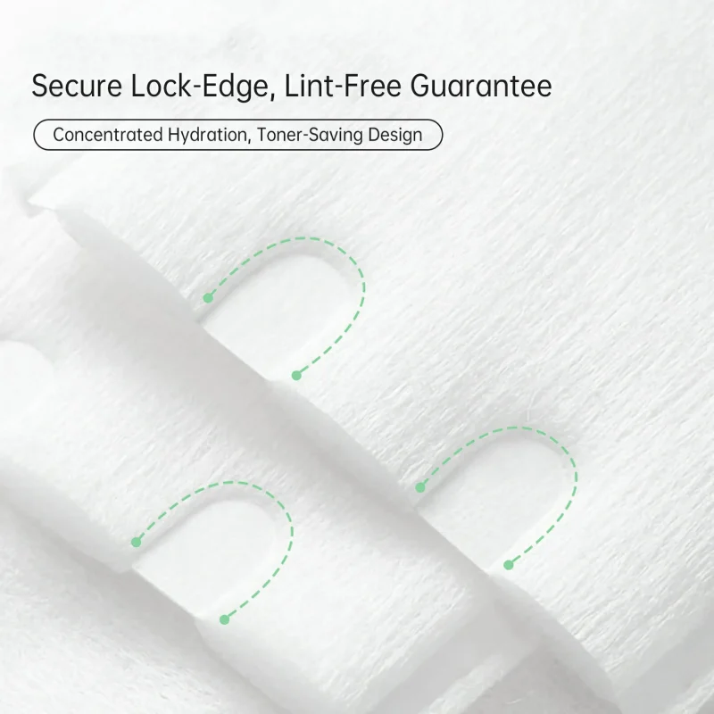 2 in 1 Multifunctional cotton pads-400-pack light thin+ 60-pack 3-ply- BMS-161 - Image 2