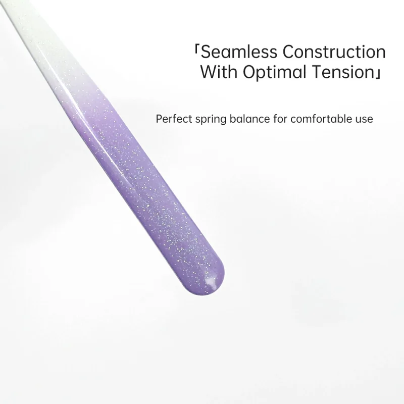 Non-slip Grip Slant Brow Tweezers-BMS-173 - Image 3