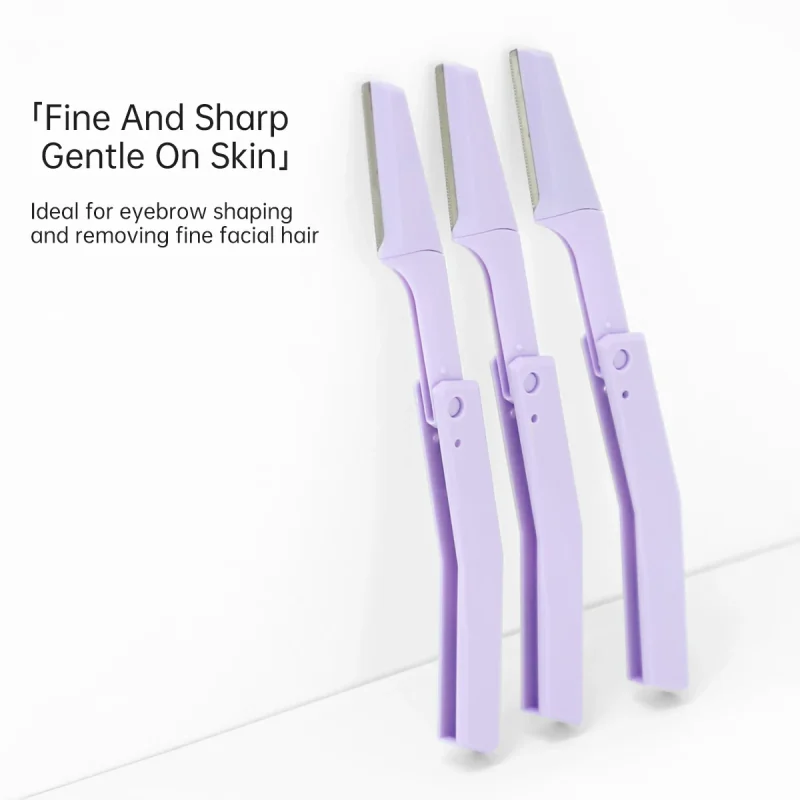 3 in 1 Safety Folding Brow Razor Bundle- BMS-189 - Image 3