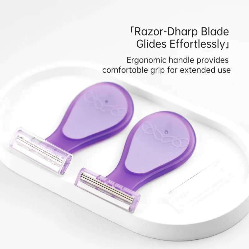 2 in 1 Triple-blade Safety Razor For Women Bundle-BMS-198 - Image 2