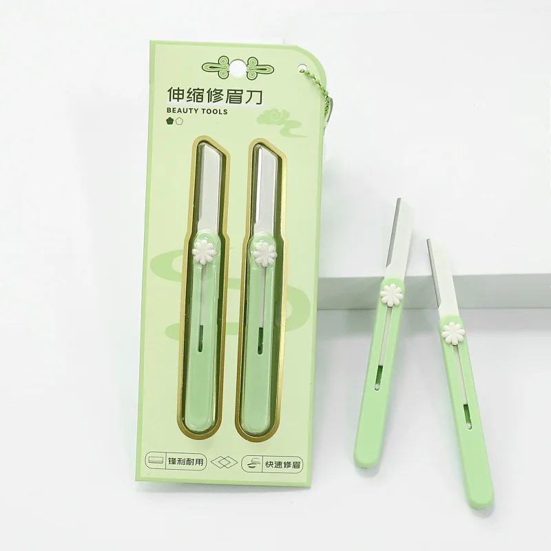 2 in 1 Safety Retractable Brow Razor Bundle- BMS-159