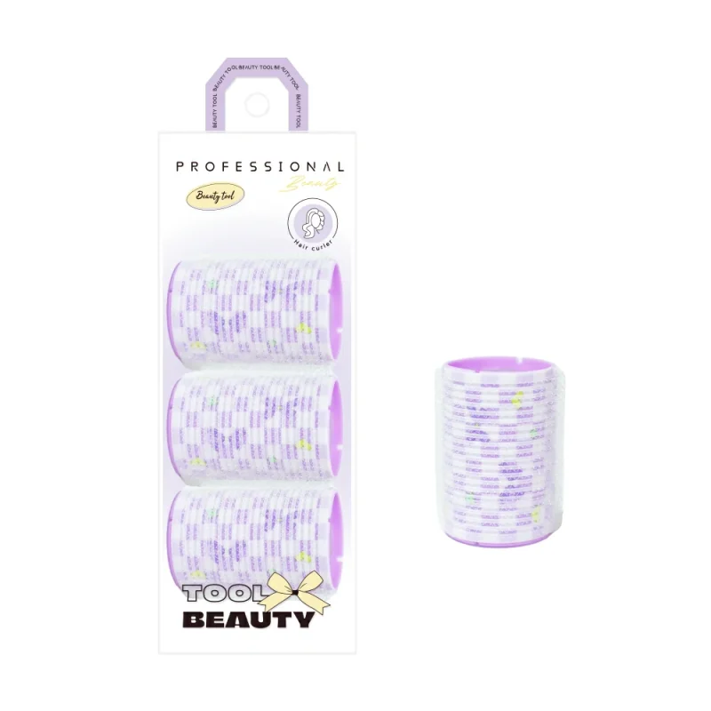 3 in 1 Patterned Self-adhesive Hair Volumizing Roller Bundle-BMS-334