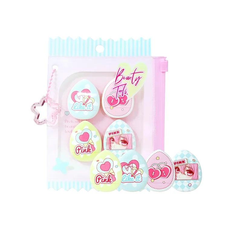 4 in 1 Mini Finger Cushion Puff Bundle-BMS-348