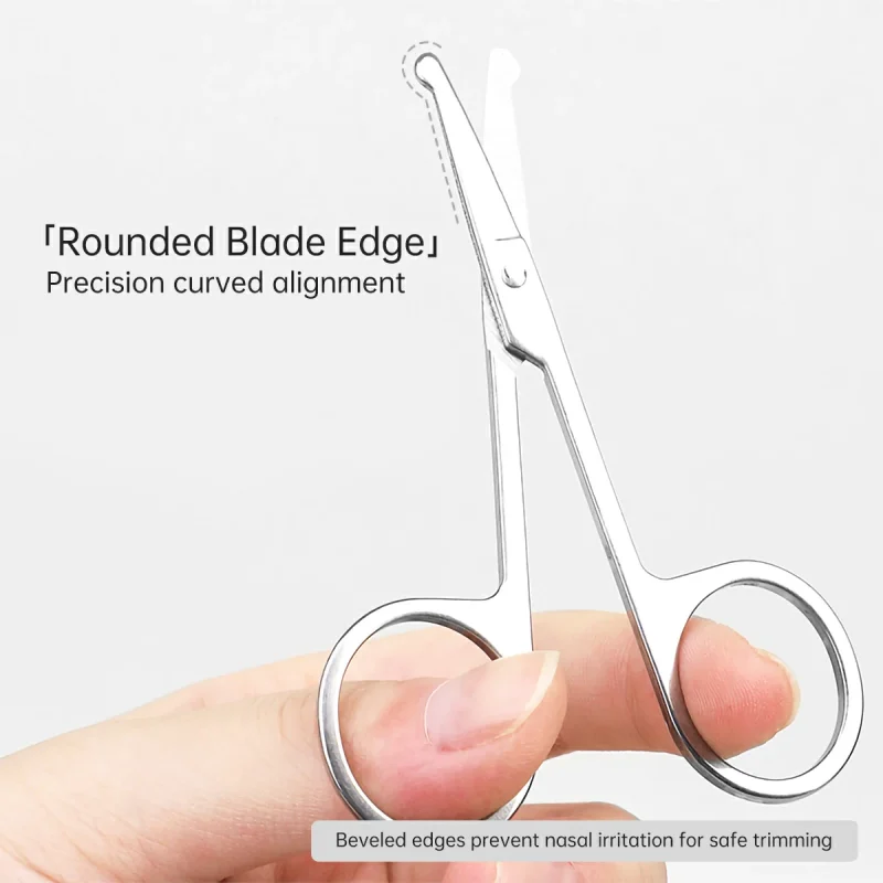 Safety Tip Nose Hair Scissors-BMS-311 - Image 3