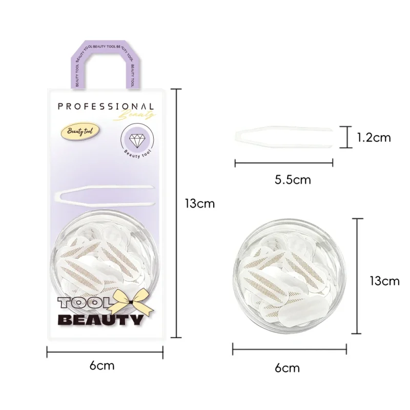150pcs Oval Shape Eyelid Tape With Applicator & Case- BMS-312 - Image 5