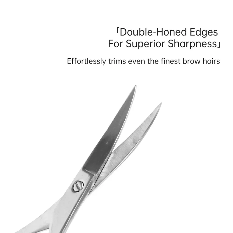 Curved Multifunctional Brow Lash & Lid Scissors-BMS-315 - Image 2