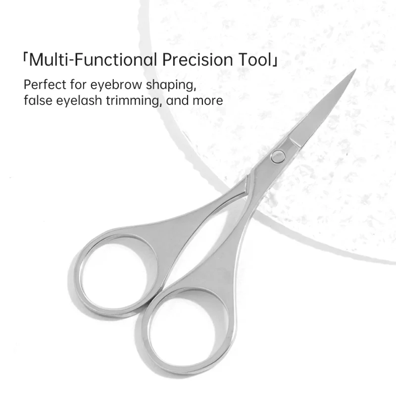 Curved Multifunctional Brow Lash & Lid Scissors-BMS-315 - Image 4
