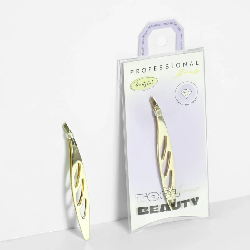 Golden Wings Precision-tip Brow Tweezers-BMS-316