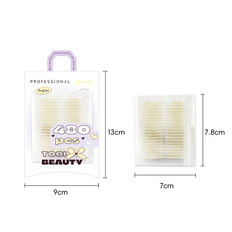 480pcs Crescent Shape Eyelid Tape With Applicator & Case- BMS-324 - Image 5