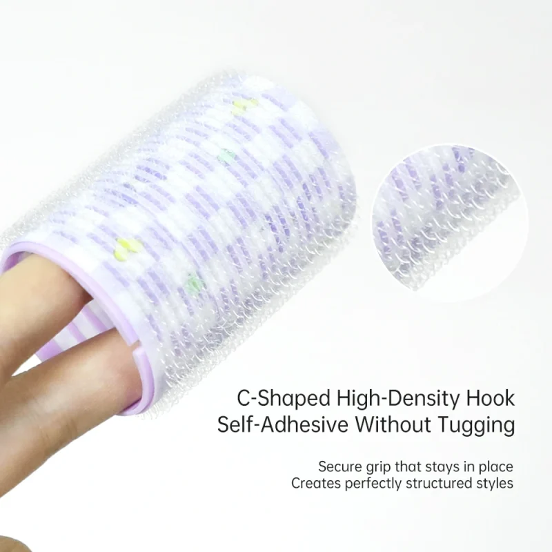 3 in 1 Patterned Self-adhesive Hair Volumizing Roller Bundle-BMS-334 - Image 2