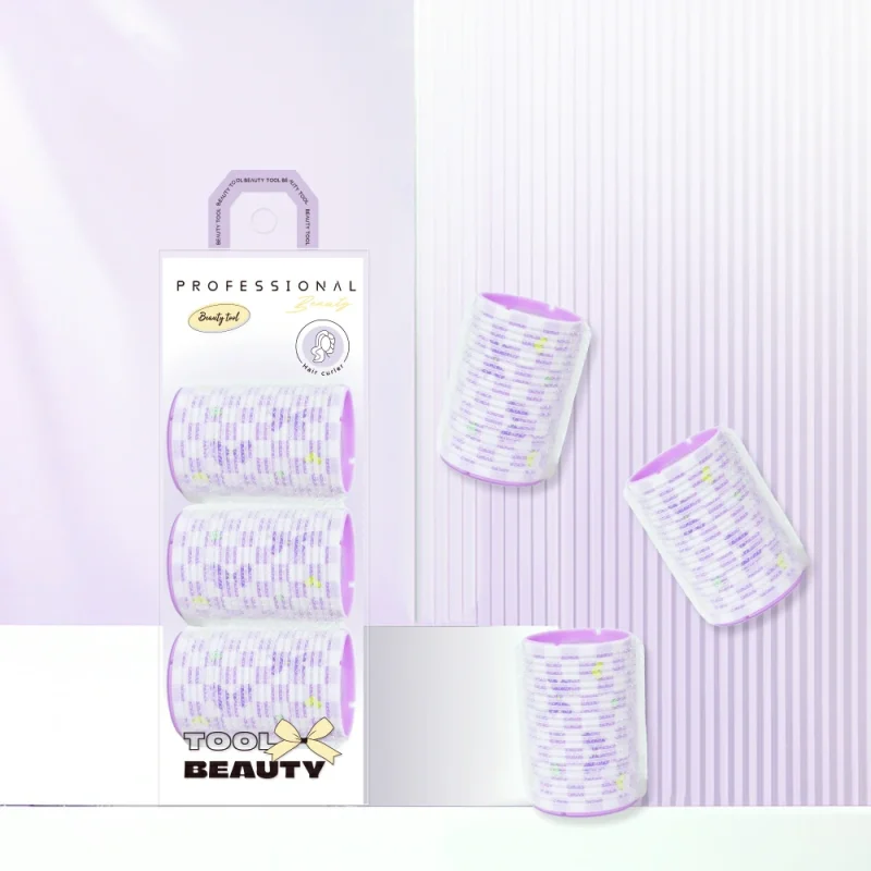 3 in 1 Patterned Self-adhesive Hair Volumizing Roller Bundle-BMS-334
