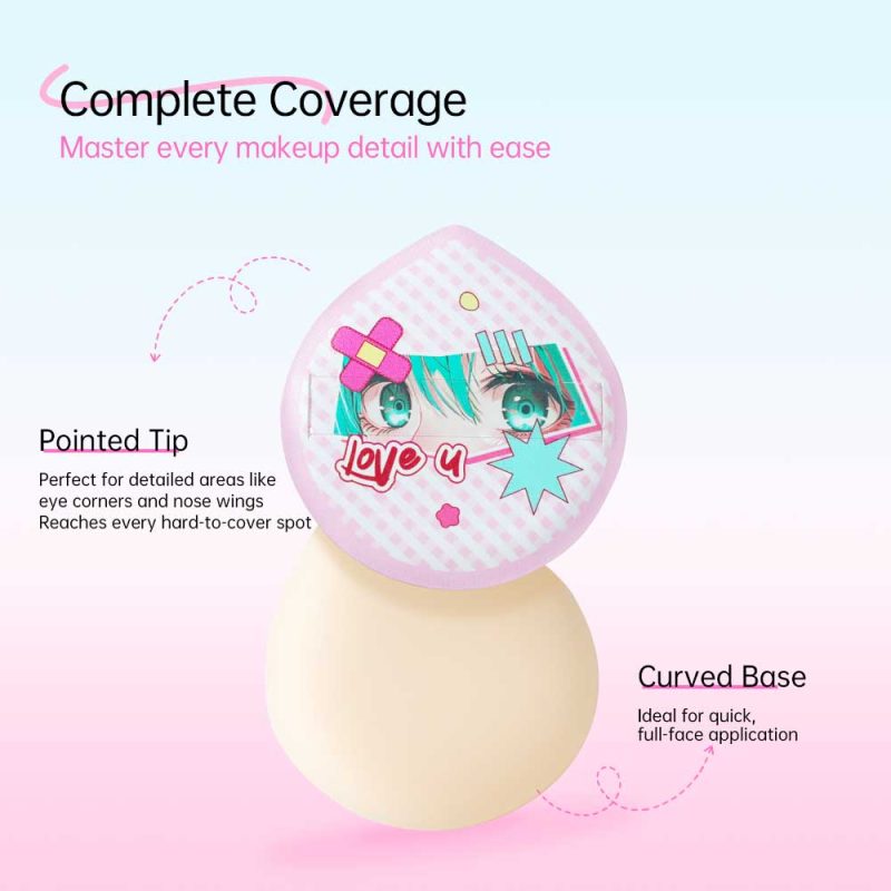 Waterdrop Shape Marshmallow Makeup Puff-BMS-345 - Image 2