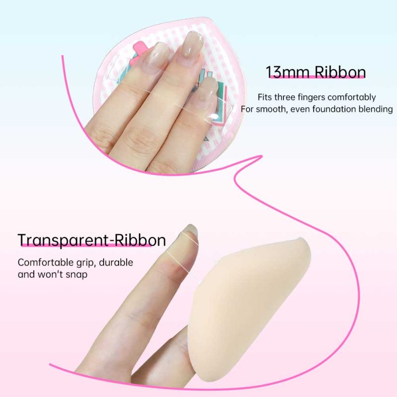 Waterdrop Shape Marshmallow Makeup Puff-BMS-345 - Image 3