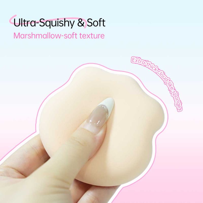 Cat Paw Shape Marshmallow Makeup Puff-BMS-346 - Image 2