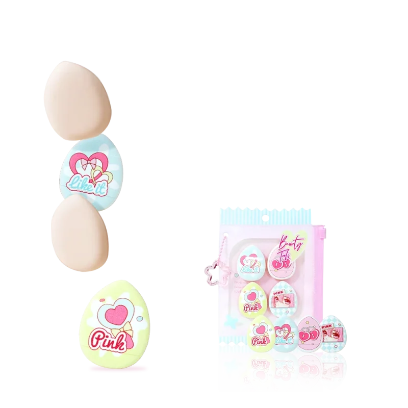 4 in 1 Mini Finger Cushion Puff Bundle-BMS-348