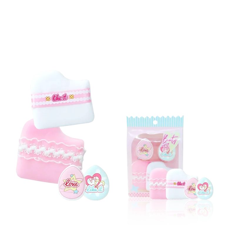 4 in 1 Min Finger Puff  & Velour Puff Kit-BMS-349