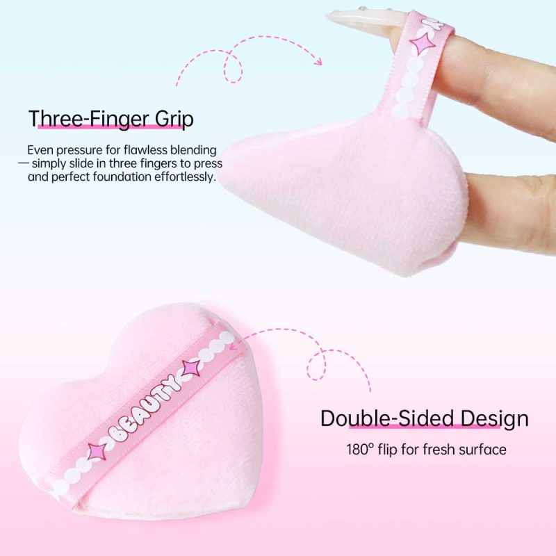 3 in 1 Velour Powder Puff Kit-BMS-351 - Image 2