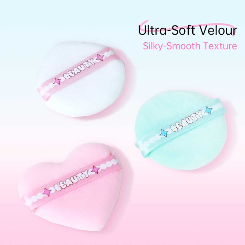 3 in 1 Velour Powder Puff Kit-BMS-351 - Image 5