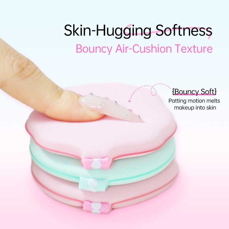 3 in 1 Hydrophilic Dual-side Cushion Puff Kit-BMS-352 - Image 5