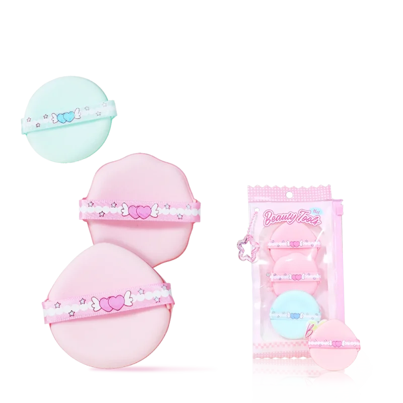 3 in 1 Hydrophilic Dual-side Cushion Puff Kit-BMS-352