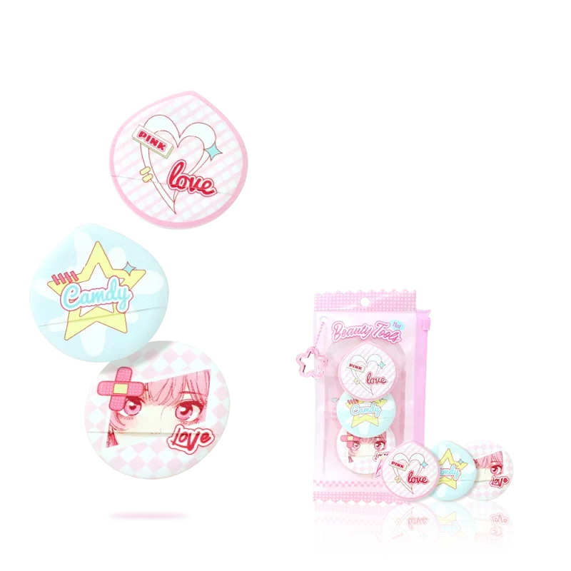 3 in 1 Cushion Puff Kit-BMS-353
