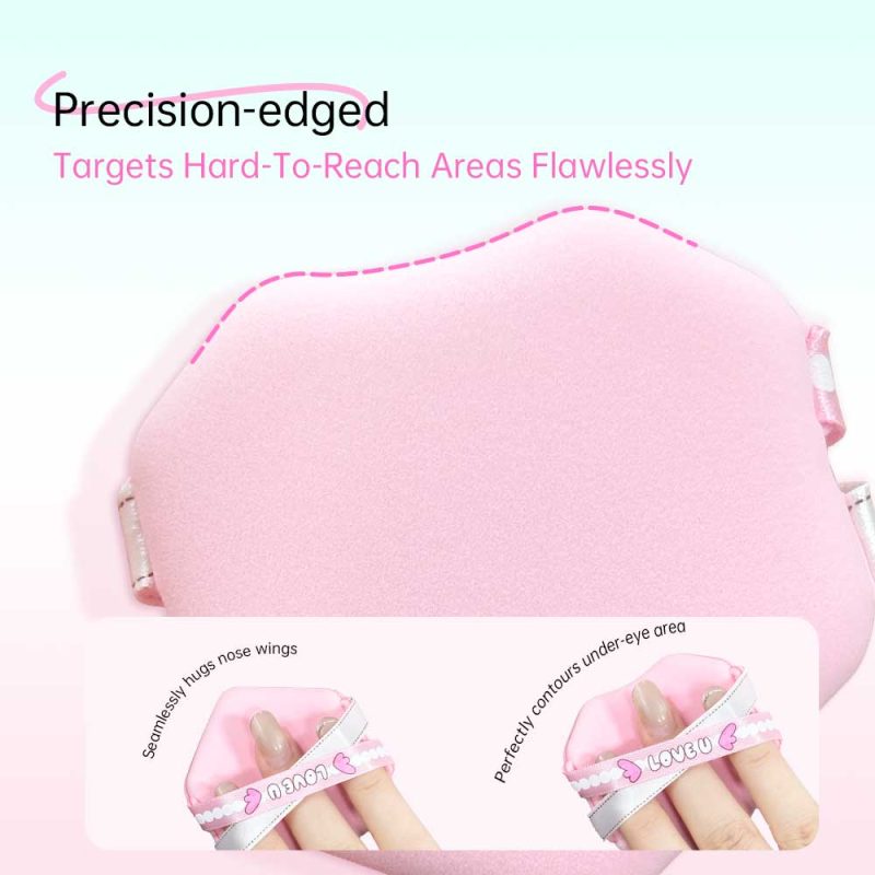 2 in 1 Hydrophilic Dual-side Dual-ribbon Cushion Puff Bundle-BMS-354 - Image 2