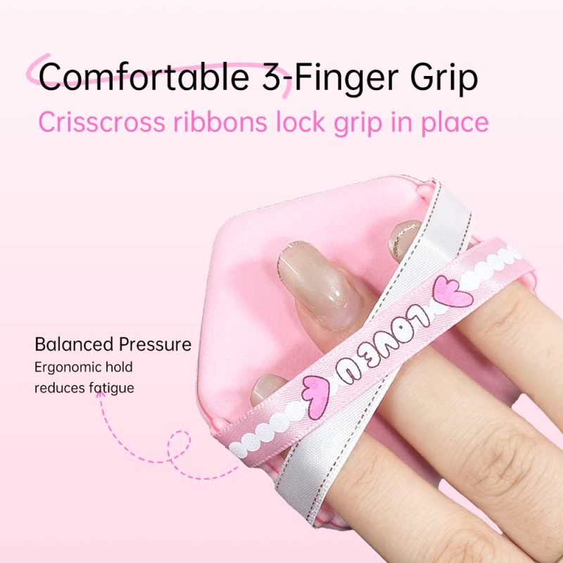 2 in 1 Hydrophilic Dual-side Dual-ribbon Cushion Puff Bundle-BMS-354 - Image 4