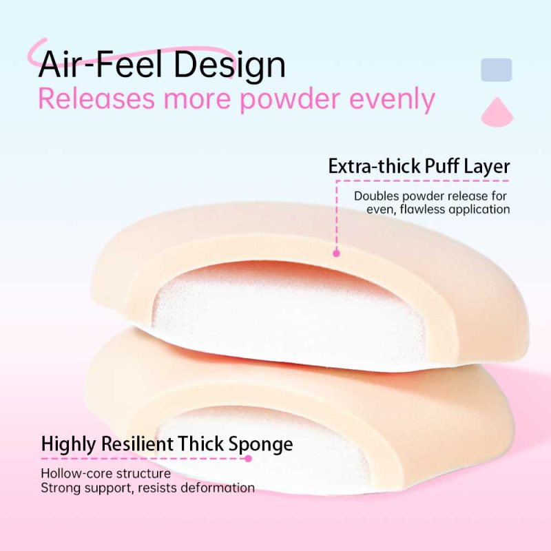 2 in 1 Marshmallow Makeup Puff Kit-BMS-355 - Image 4