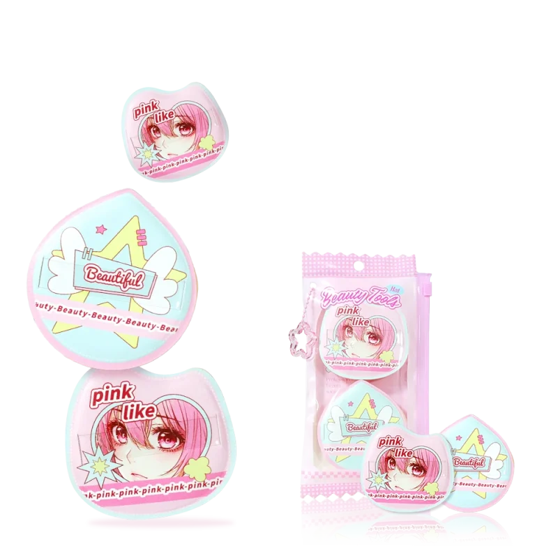 2 in 1 Marshmallow Makeup Puff Kit-BMS-355