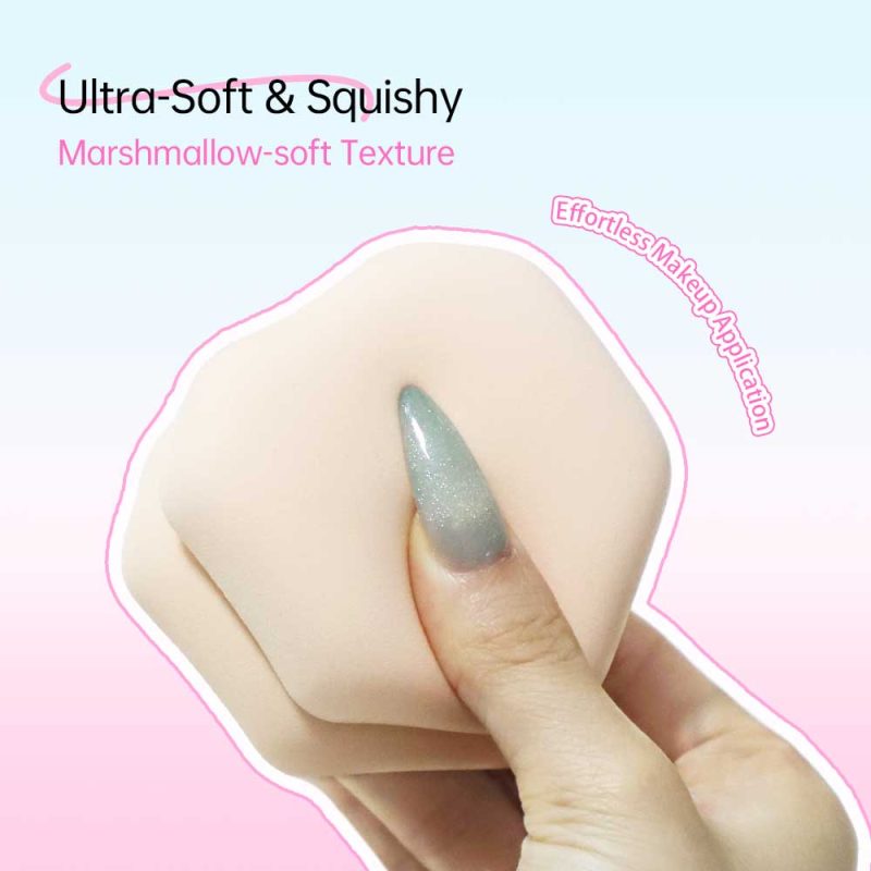2 in 1 Wet & Dry Use Marshmallow Puff & Cushion Puff Kit-BMS-356 - Image 4