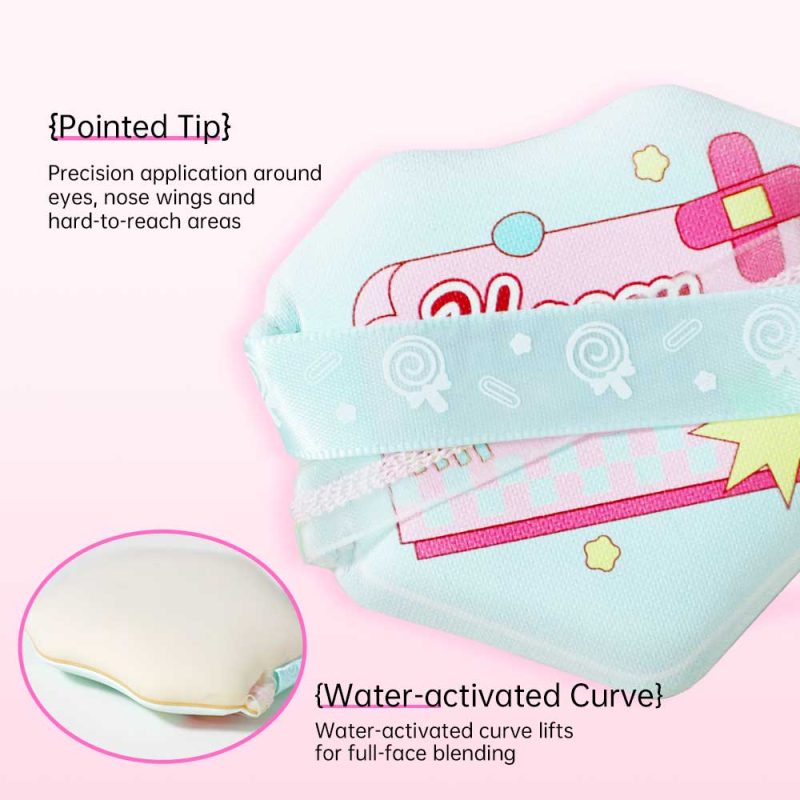 2 in 1 Wet & Dry Use Marshmallow Puff & Cushion Puff Kit-BMS-356 - Image 2