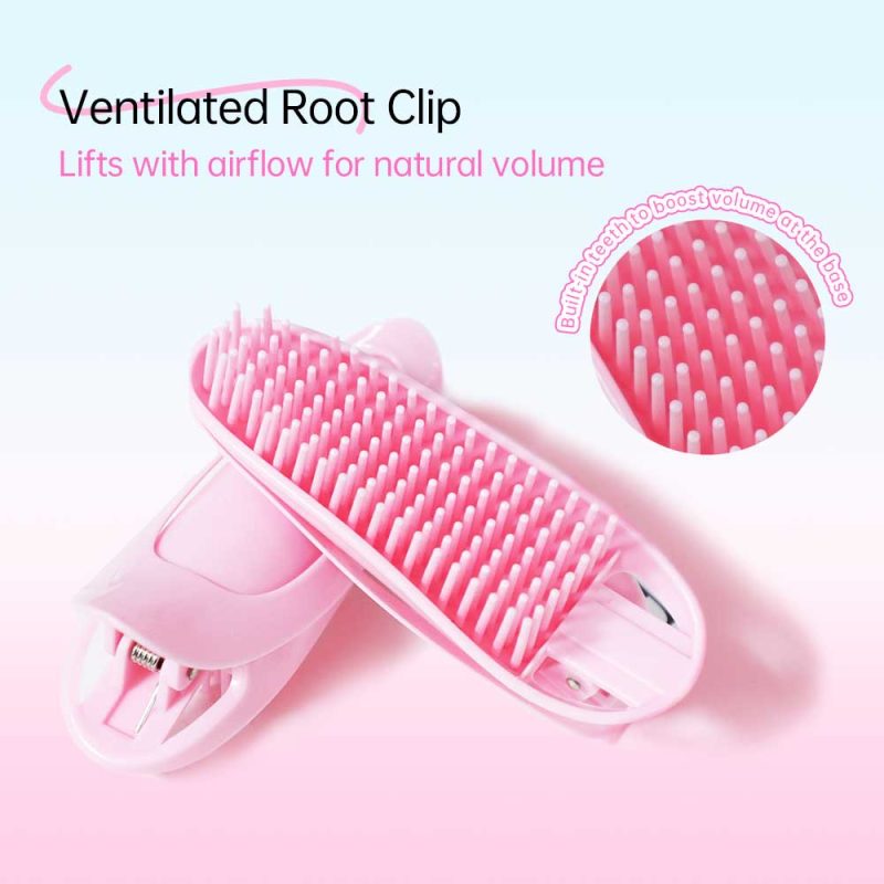 3 in 1 Self-grip Hair Volumizing Roller & Sectioning Clip & Folding Comb Kit-BMS-379 - Image 3