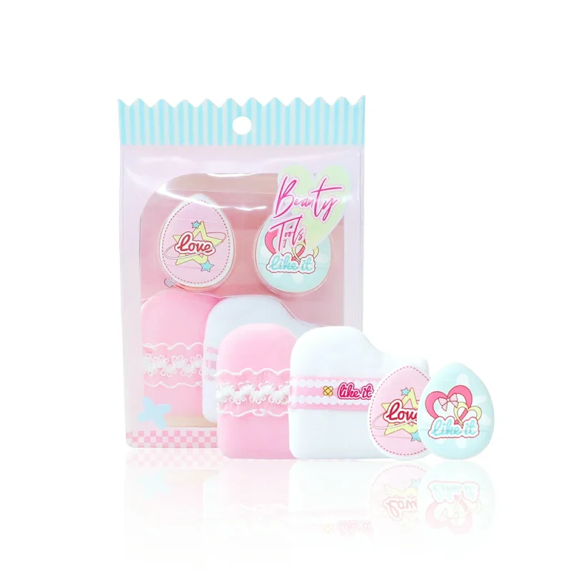 4 in 1 Min Finger Puff  & Velour Puff Kit-BMS-349