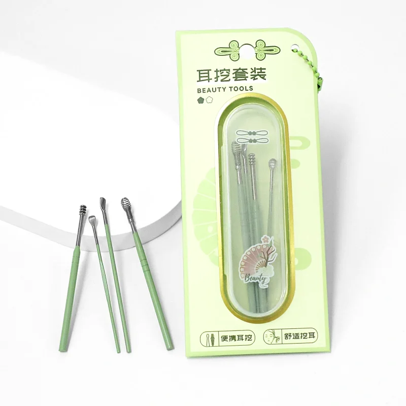 4+1 Ear Wax Removal Tool Kit With Plastic Case- BMS-148
