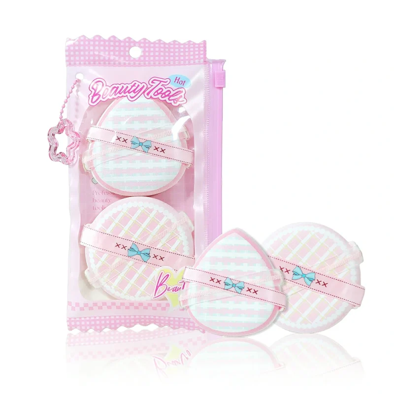 2 in 1 Hydrophilic Dual-ribbon Cushion Puff Kit-BMS-357
