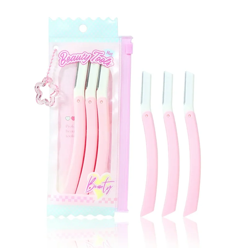 3 in 1 Folding Safety Brow Razor Bundle-BMS-373