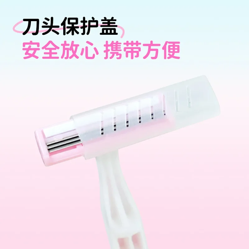 3 in 1 Folding Triple-blade Cartridge Brow Razor Bundle-BMS-374 - Image 3