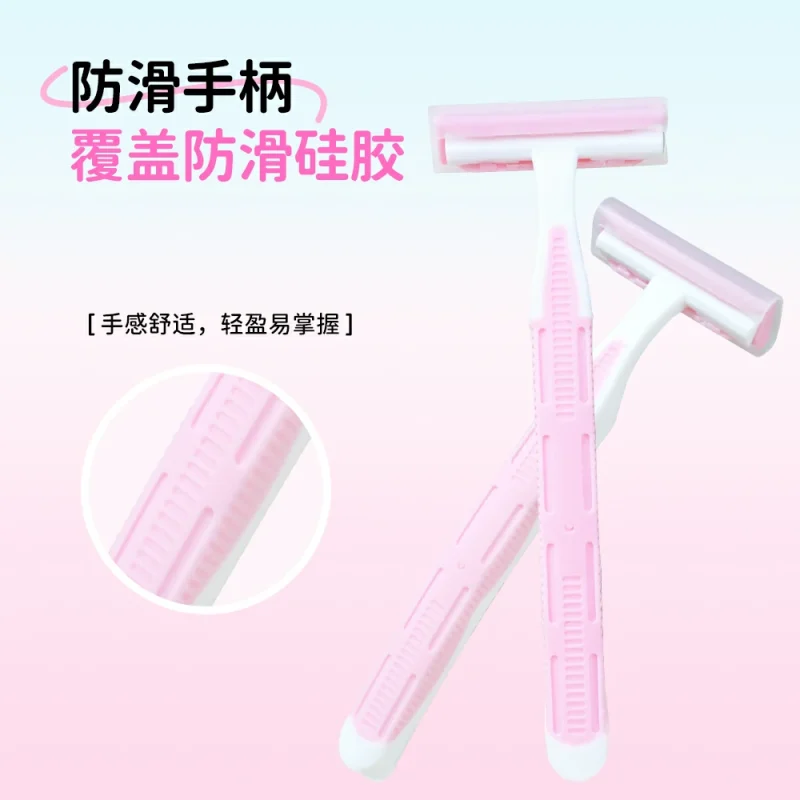 3 in 1 Folding Triple-blade Cartridge Brow Razor Bundle-BMS-374 - Image 4