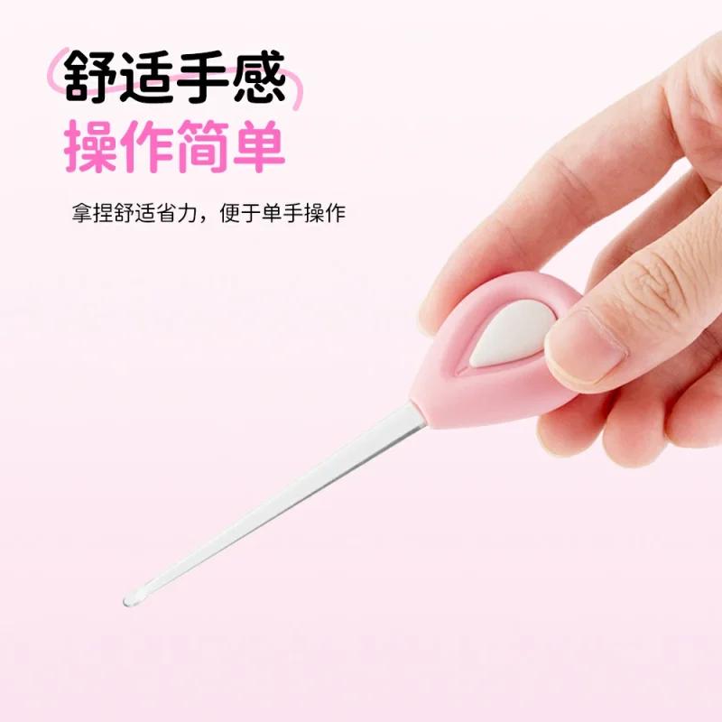 Waterdrop Shape Luminous Ear Pick- with Build-in LED Light- BMS-372 - Image 3